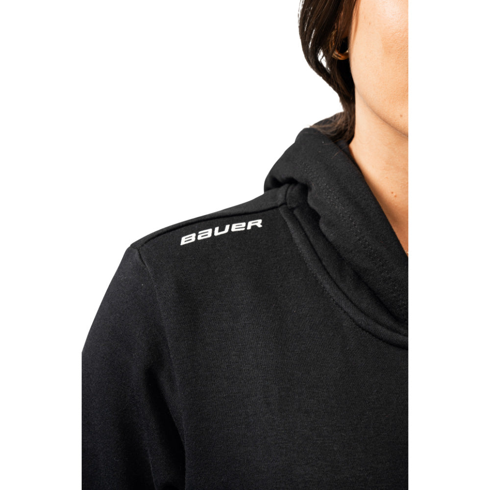 BAUER TEAM WOMEN'S BLACK FULL ZIP HOODIE