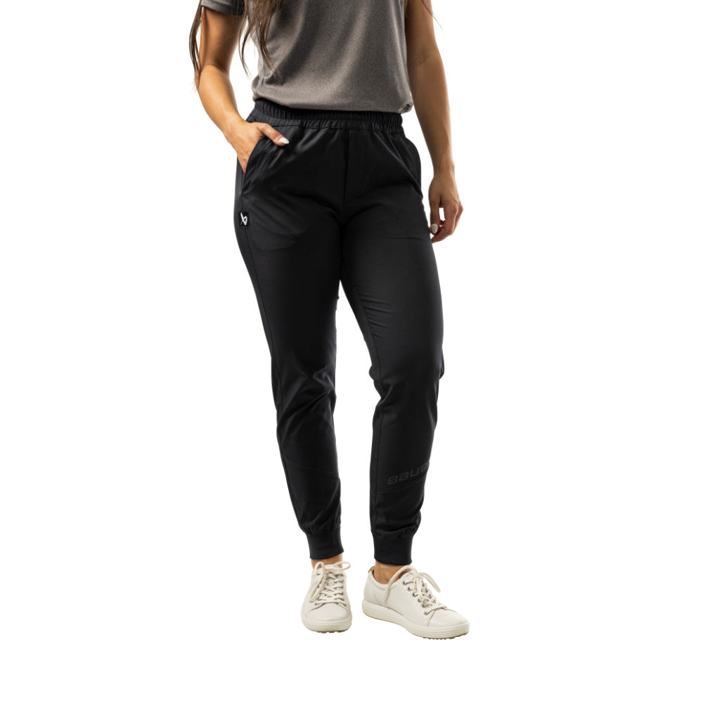 BAUER TEAM WOMEN'S WOVEN BLACK JOGGERS