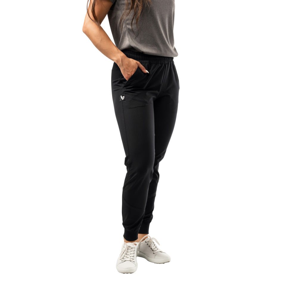 BAUER TEAM WOMEN'S WOVEN BLACK JOGGERS
