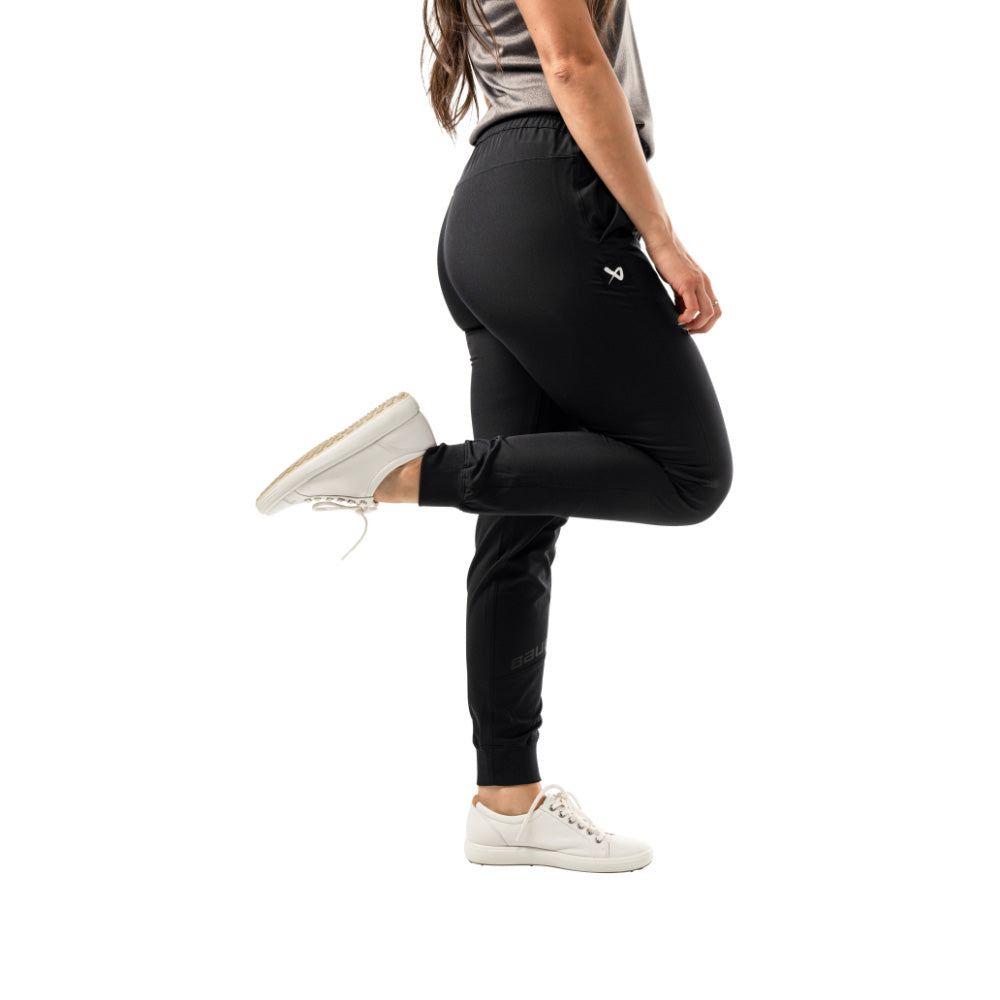 BAUER TEAM WOMEN'S WOVEN BLACK JOGGERS