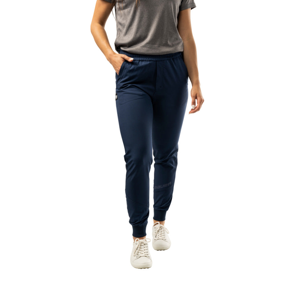BAUER TEAM WOMEN'S WOVEN NAVY JOGGERS