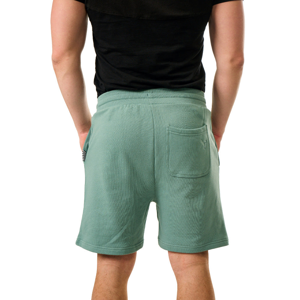 BAUER FRENCH TERRY ADULT TEAL SHORTS