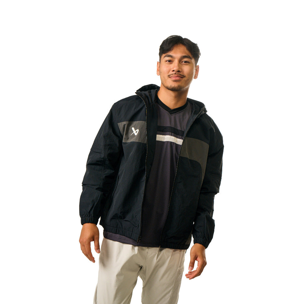 BAUER RUNNING ADULT BLACK SHELL JACKET