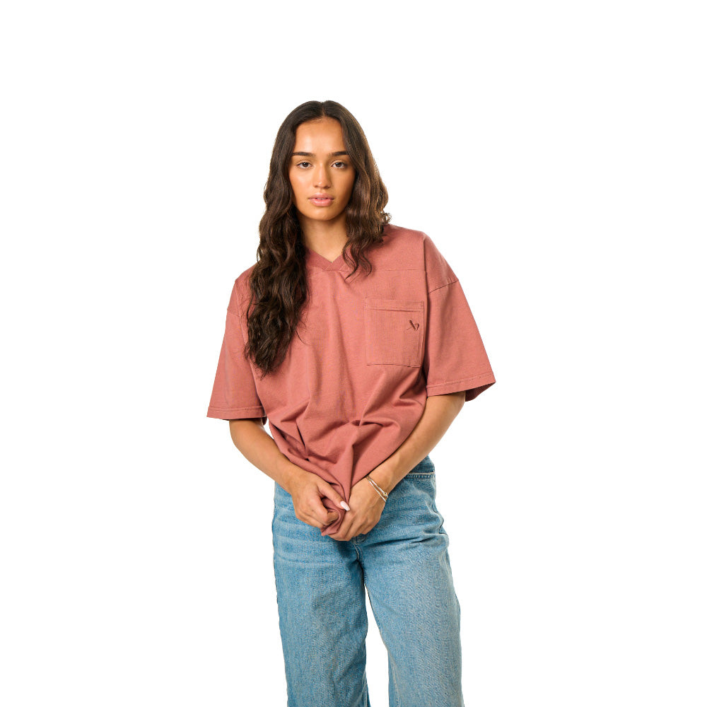 BAUER BOXY ADULT CLAY POCKET T SHIRT