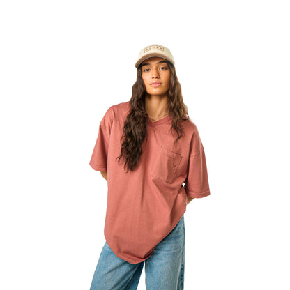 BAUER BOXY ADULT CLAY POCKET T SHIRT