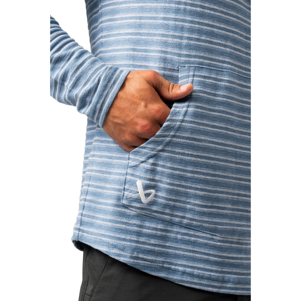 BAUER LIGHTWEIGHT ADULT BLUE STRIPE HOODIE