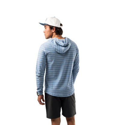 BAUER LIGHTWEIGHT ADULT BLUE STRIPE HOODIE