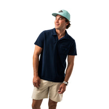 BAUER TERRY ADULT NAVY POLO SHIRT