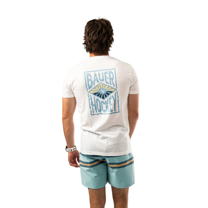 BAUER ADULT GRAPHIC WHITE T SHIRT