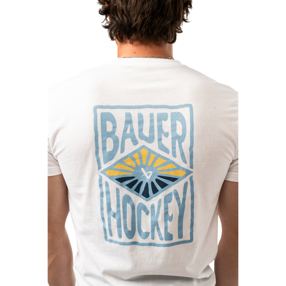BAUER ADULT GRAPHIC WHITE T SHIRT