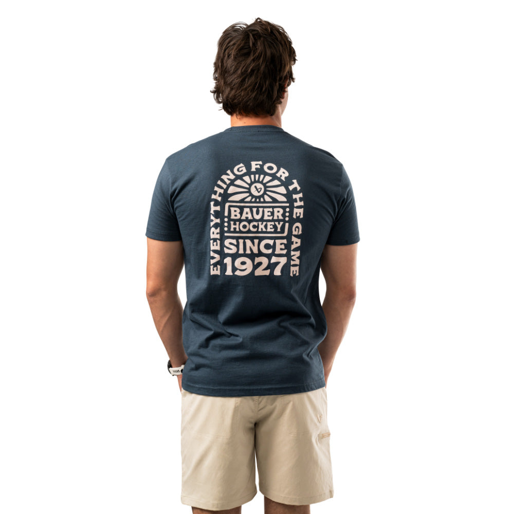 BAUER ADULT GRAPHIC INDIGO T SHIRT