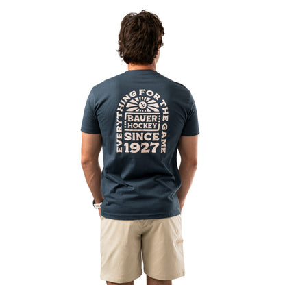 BAUER ADULT GRAPHIC INDIGO T SHIRT