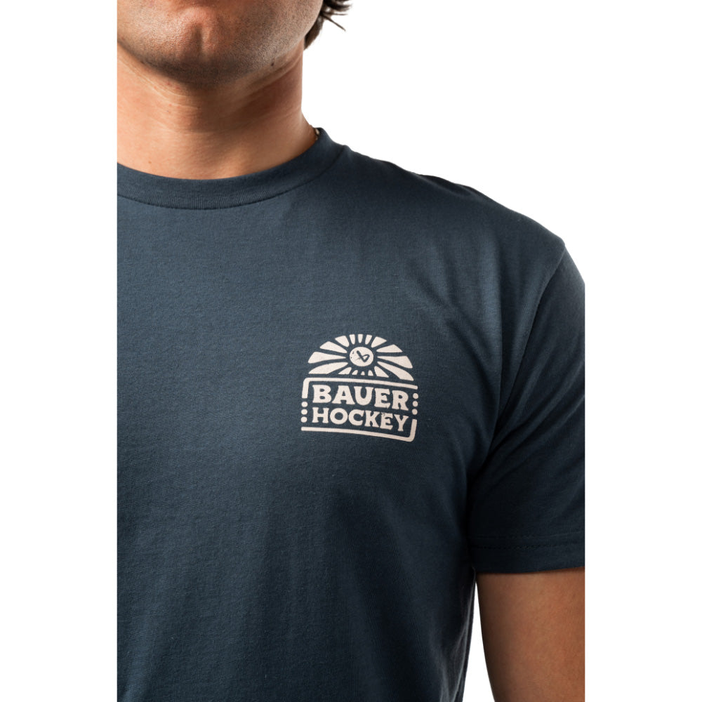 BAUER ADULT GRAPHIC INDIGO T SHIRT