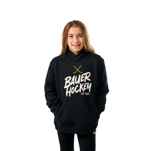 BAUER ULTIMATE YOUTH BLACK HOODIE