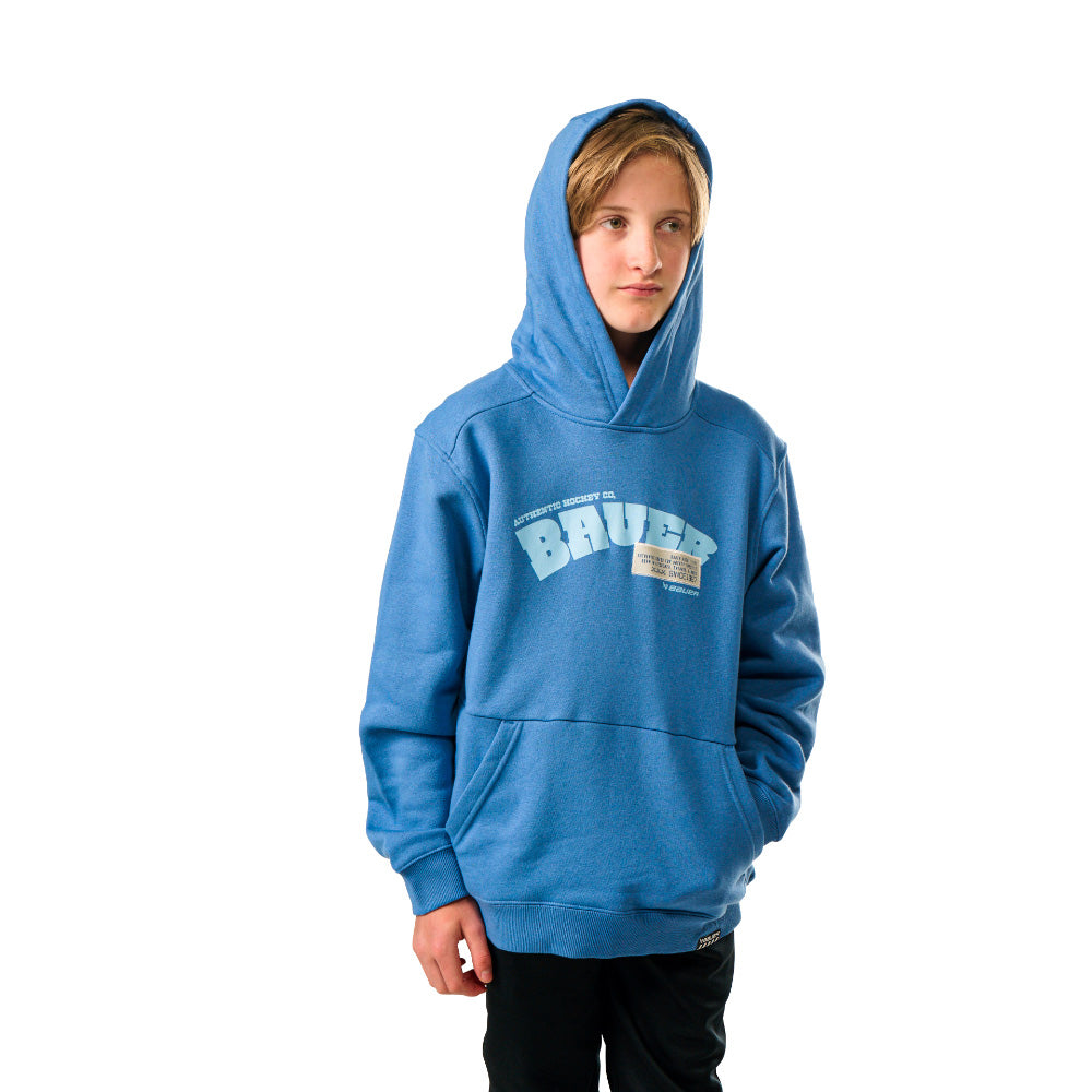 BAUER ULTIMATE YOUTH BLUE HOODIE