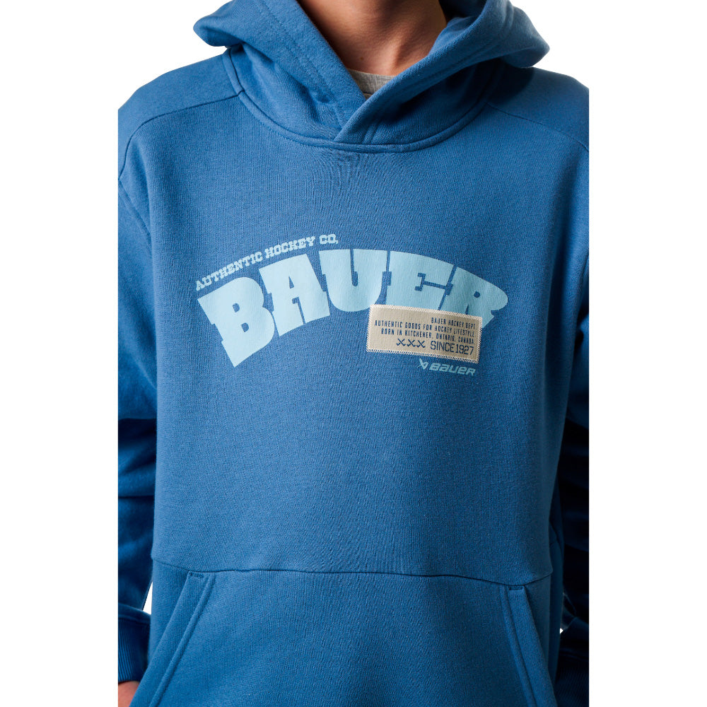 BAUER ULTIMATE YOUTH BLUE HOODIE