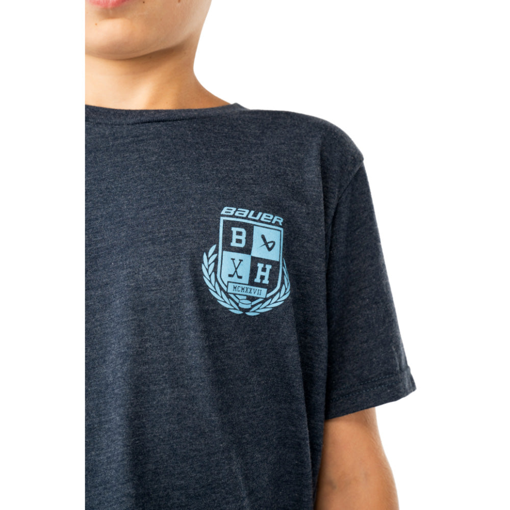Bauer Academy Youth Navy T Shirt
