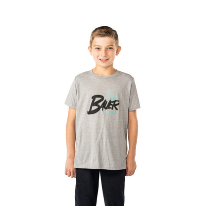 Bauer Tagged Youth Grey T Shirt