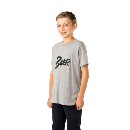 Bauer Tagged Youth Grey T Shirt