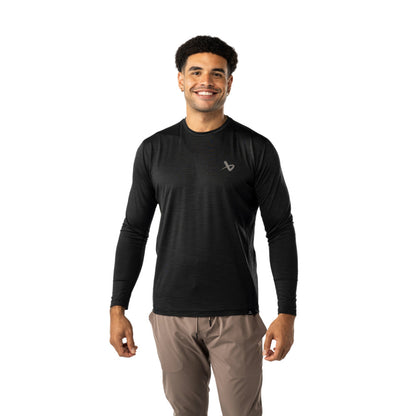Bauer Tech Adult Black Long Sleeve Shirt