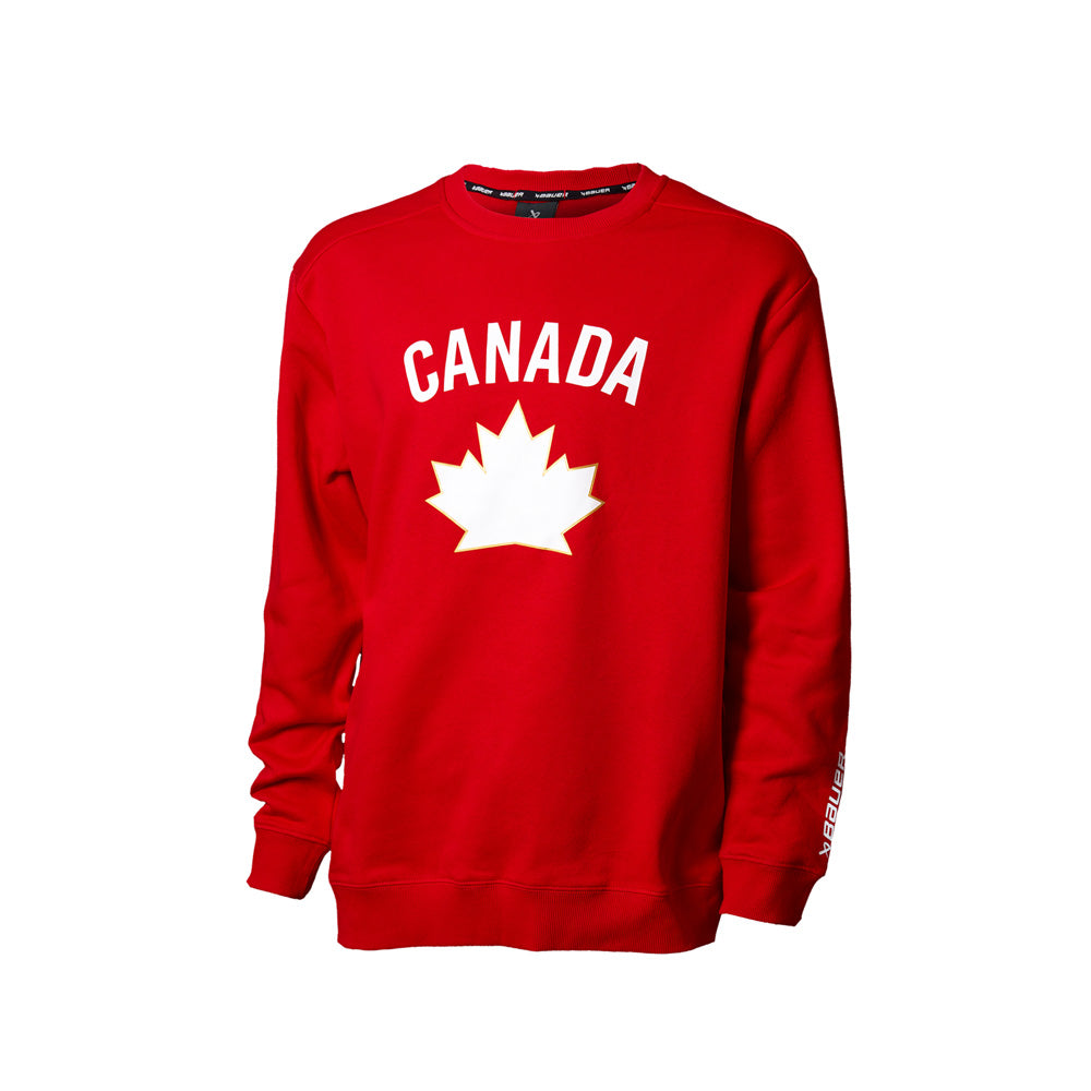 Bauer X Hockey Canada® Adult Red Crewneck Sweater