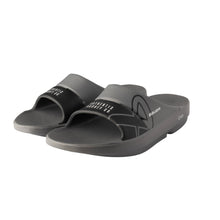 BAUER OOFOS GREY SPORT SLIDES