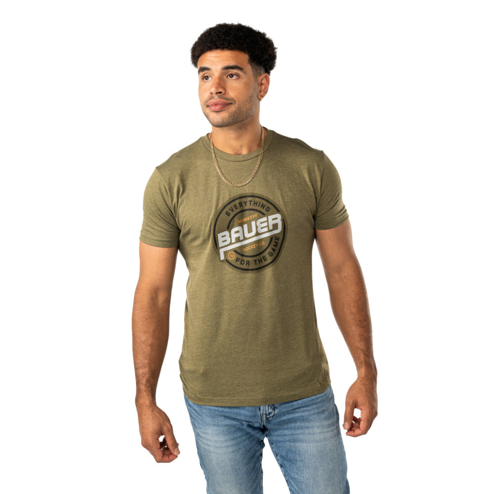 Bauer Record Breaker Adult Green T Shirt