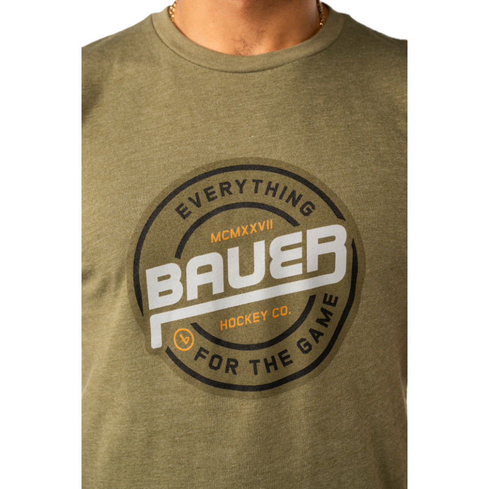 Bauer Record Breaker Adult Green T Shirt