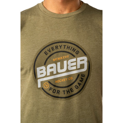 Bauer Record Breaker Adult Green T Shirt