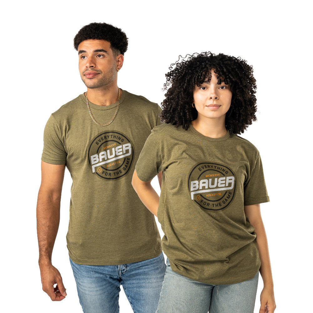 Bauer Record Breaker Adult Green T Shirt