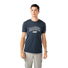 Bauer Collegiate Graphic Adult Navy T Shirt
