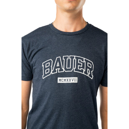 Bauer Collegiate Graphic Adult Navy T Shirt