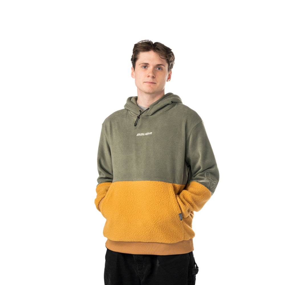 Bauer Polar Adult Green Fleece Hoodie