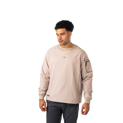 Bauer Pond Men's Taupe Crew Neck Shirt