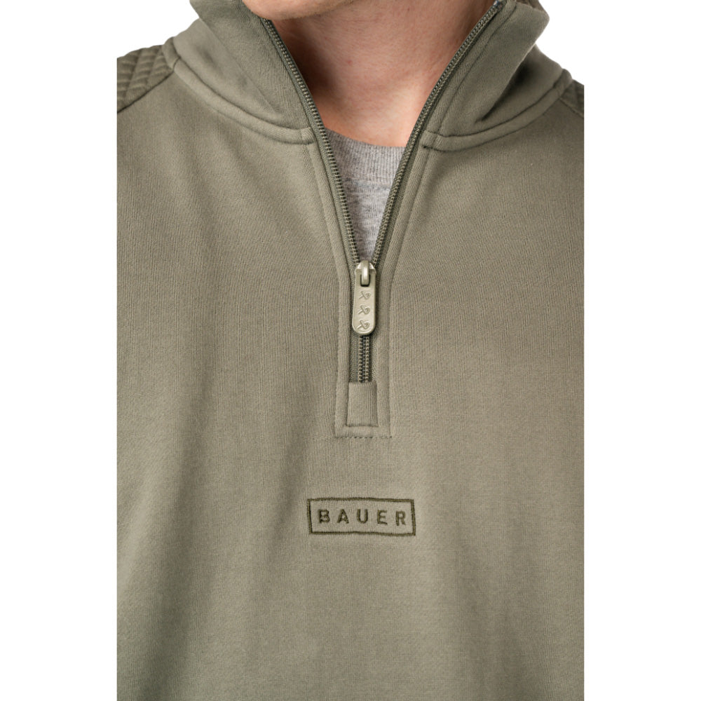 Bauer Fireside Men's Quilted 1/4 Zip Sweater