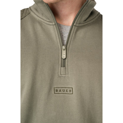 Bauer Fireside Men's Quilted 1/4 Zip Sweater