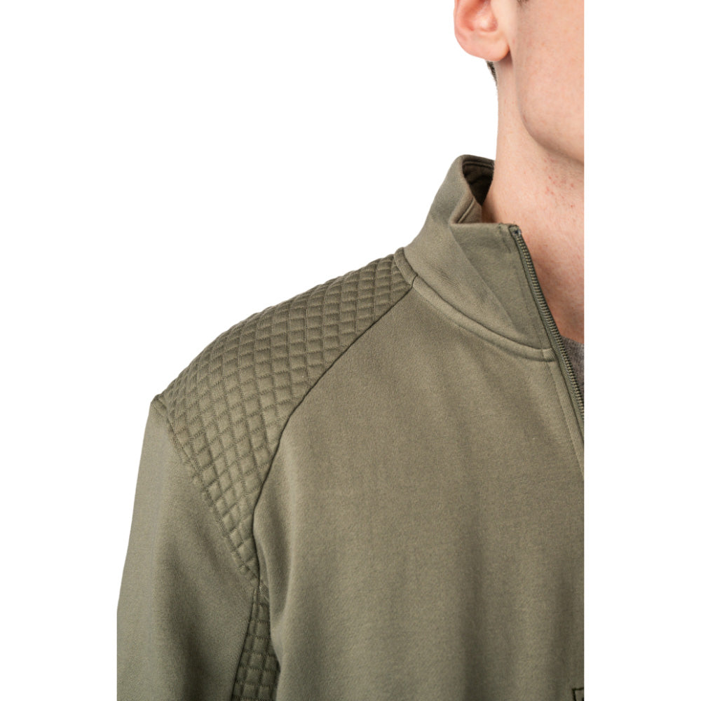 Bauer Fireside Men's Quilted 1/4 Zip Sweater