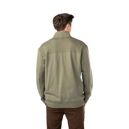 Bauer Fireside Men's Quilted 1/4 Zip Sweater