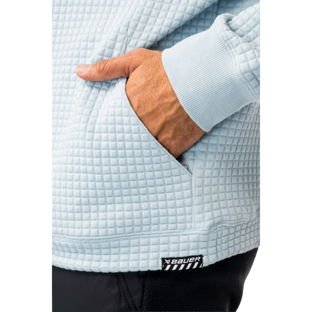 Bauer Tundra Quilted Men's Blue Hoodie