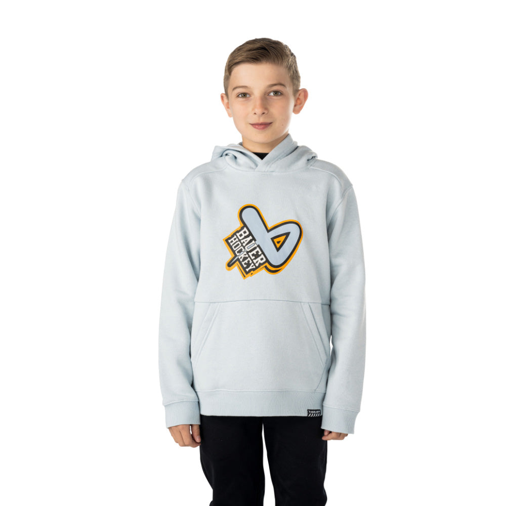 Bauer Glow Ultimate Youth Blue Hoodie