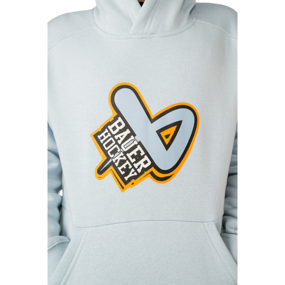 Bauer Glow Ultimate Youth Blue Hoodie