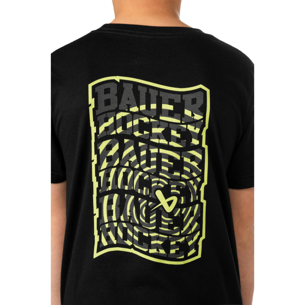 Bauer Hypnosis Youth Graphic Black T Shirt