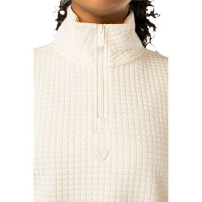 Bauer Après Ski Women's Quilted 1/4 Zip Sweaters