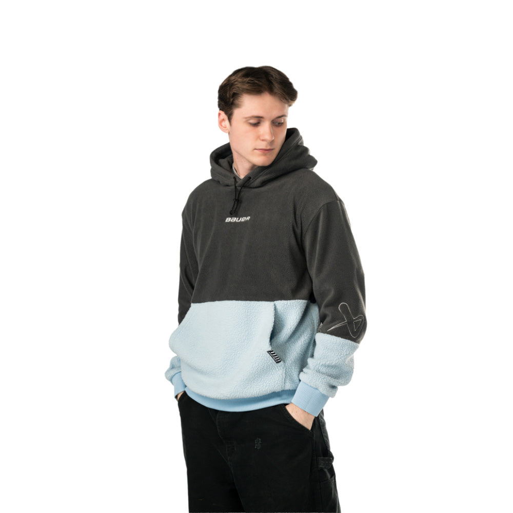Bauer Polar Adult Grey Fleece Hoodie