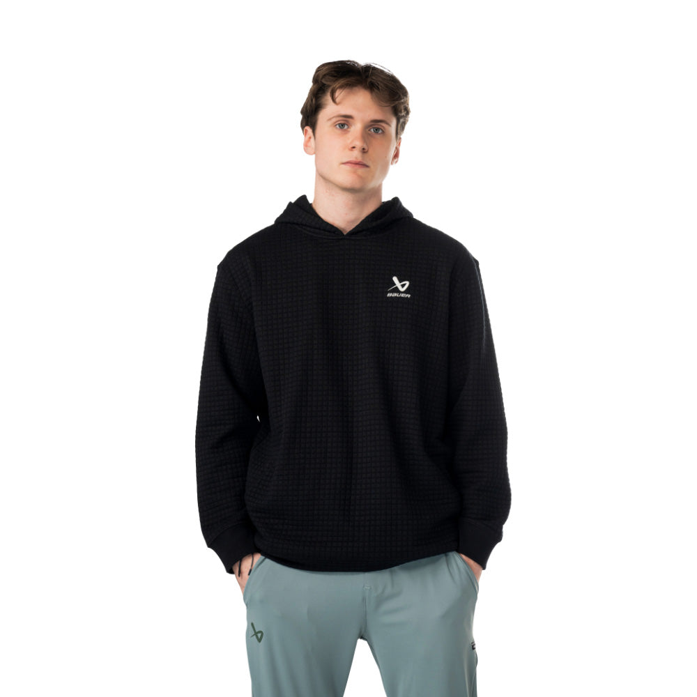Bauer Tundra Quilted Men's Black Hoodie