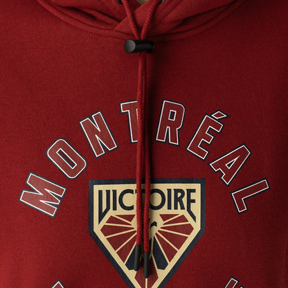 BAUER MONTREAL VICTOIRE ULTIMATE ADULT DARK RED HOODIE