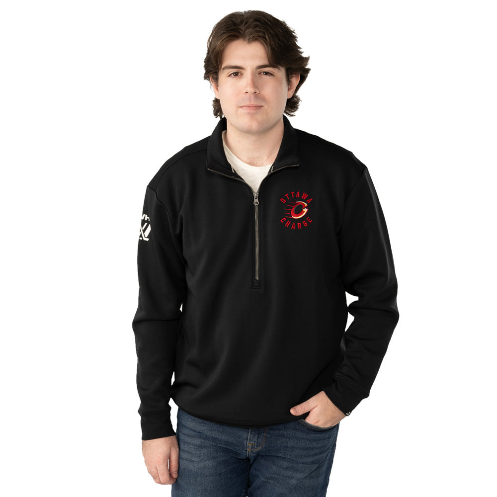 PWHL Ottawa Charge Envoy Half-Zip Sweater