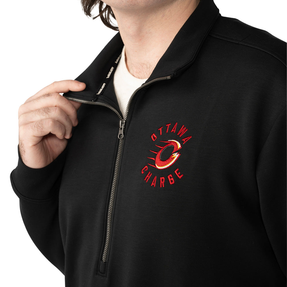 PWHL Ottawa Charge Envoy Half-Zip Sweater