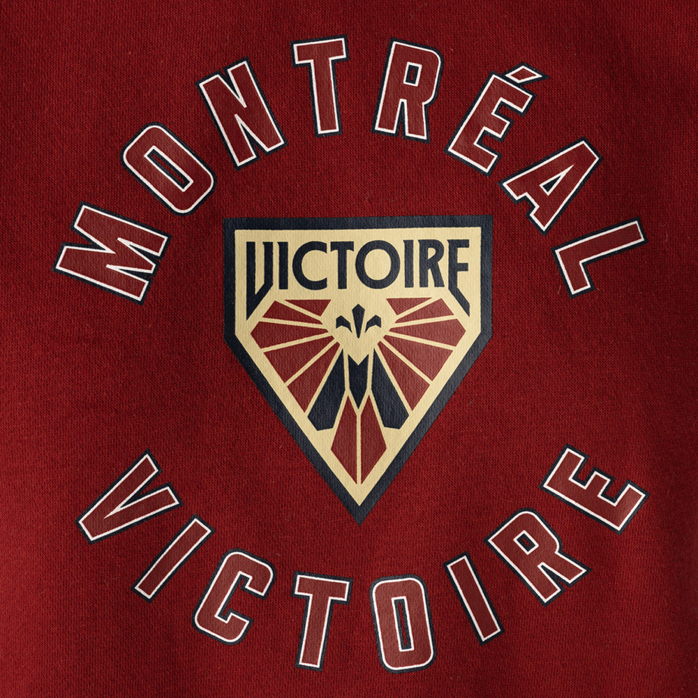 BAUER MONTREAL VICTOIRE ULTIMATE WOMENS DARK RED HOODIE
