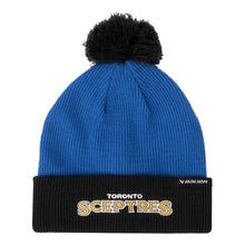 BAUER TORONTO SCEPTRES ADULT POM KNIT BLUE BEANIE